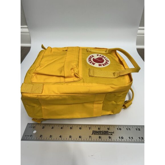 Fjallraven Kanken Mini Everyday Outdoor Backpack Yellow - Very Good Condition